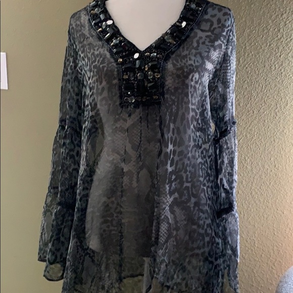 Beautiful snake prints top size L Fariy - Picture 2 of 9